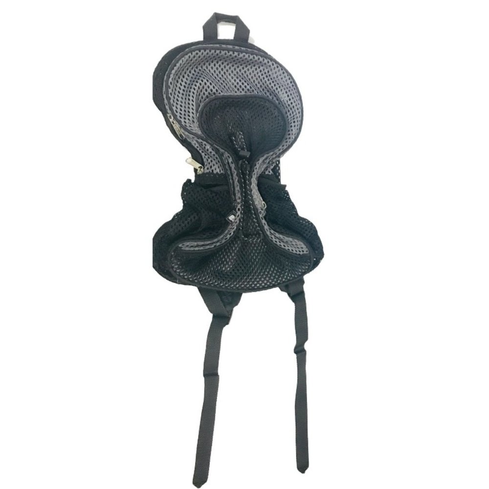 Eastsport Black Mesh Front Elasticized Backpack
